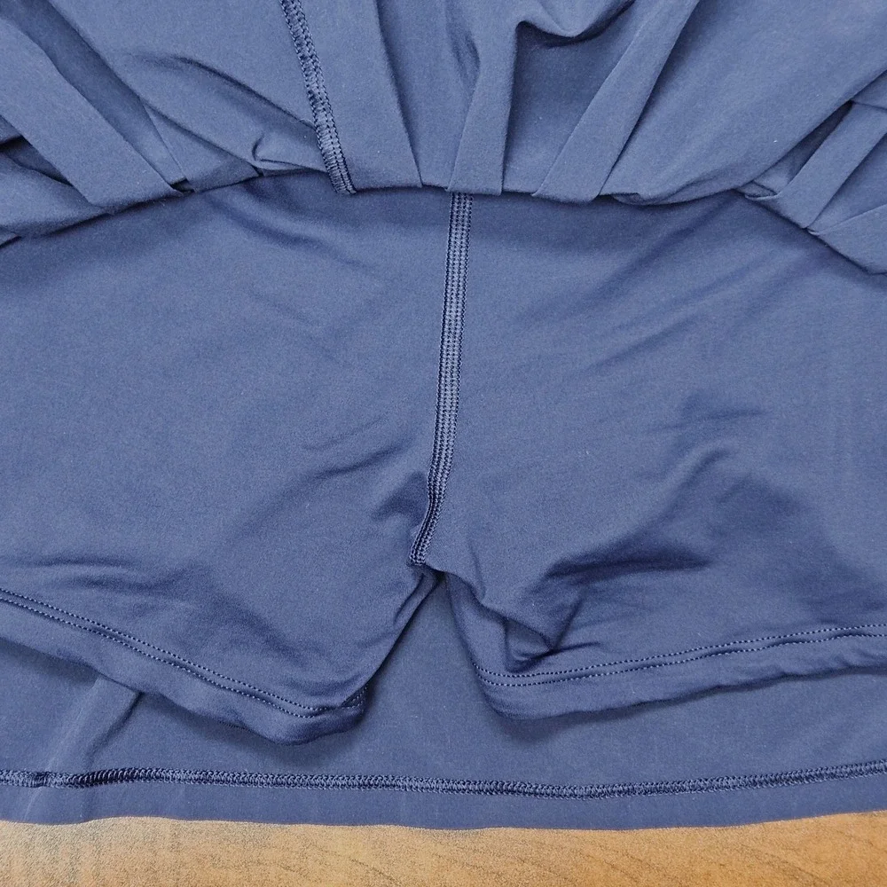 Lululemon Pace Rival Skirt Women 8 Purple Pleated Athletic Skort Tenniscore Golf